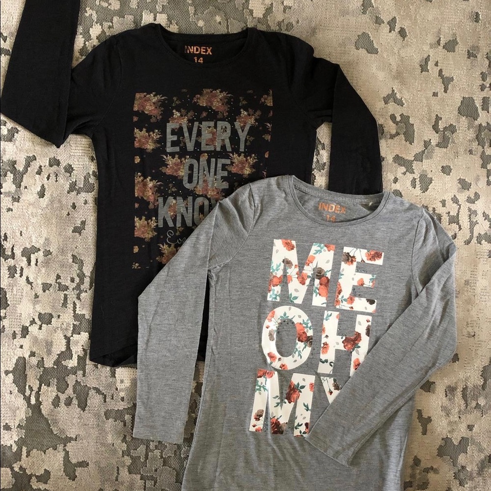 Set of 2 long sleeve t-shirt